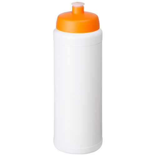 Bouteille de sport publicitaire 750 ml - Baseline Plus Blanc / Orange